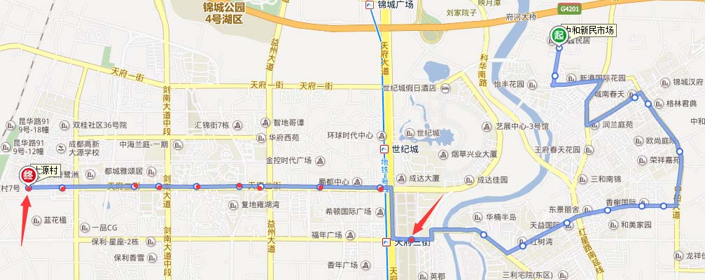 185路公交车路线